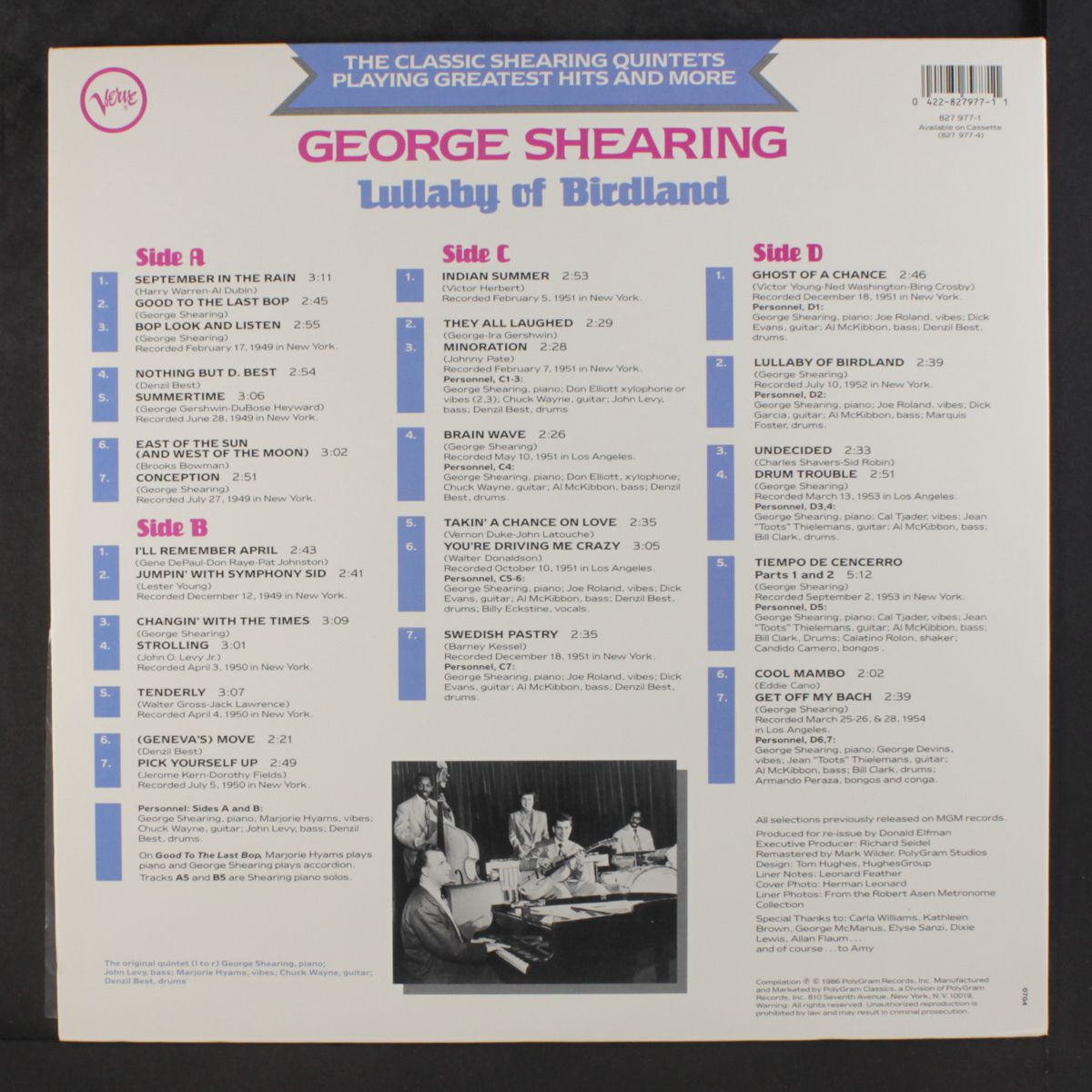 lullaby of birdland by GEORGE SHEARING
