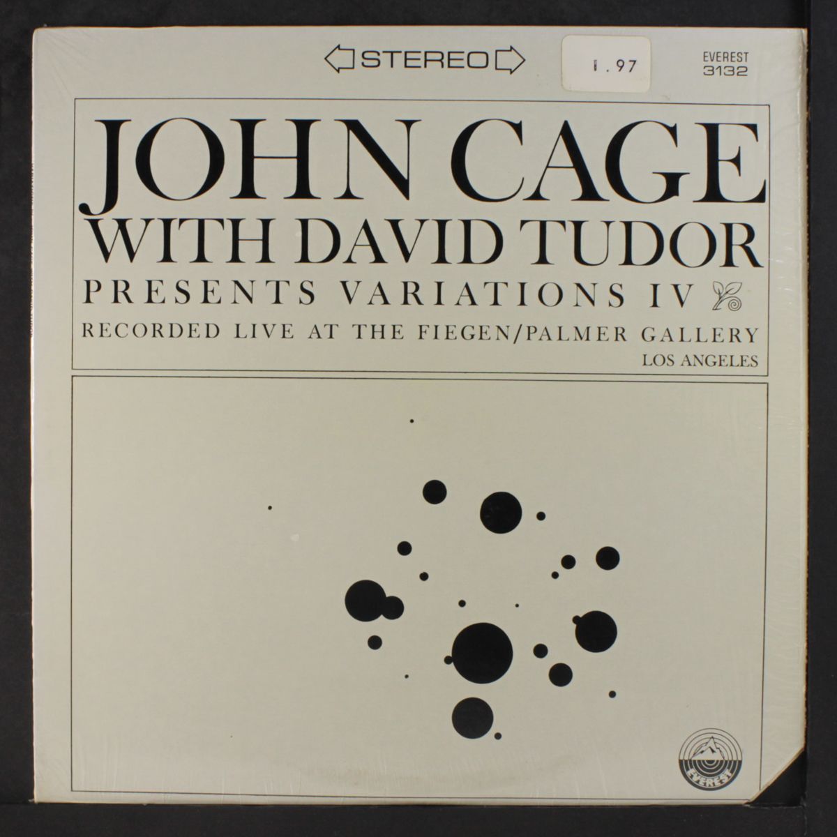 with david tudor, presents variations iv by JOHN CAGE