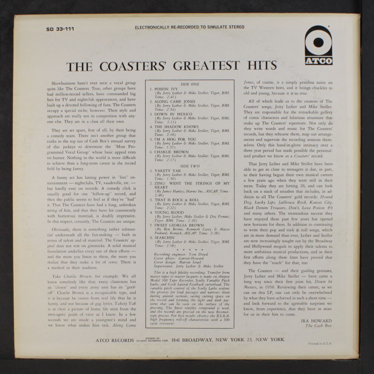 greatest hits by COASTERS