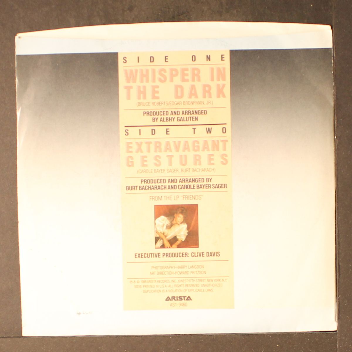 whisper in the dark / extravagant gestures by DIONNE WARWICK