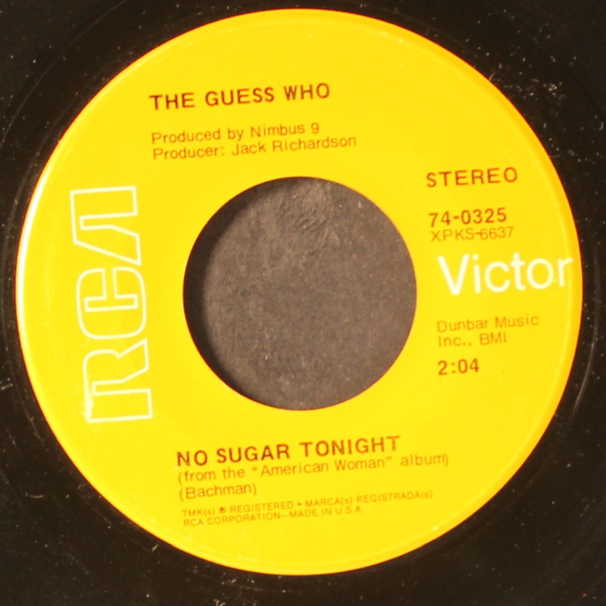 american woman / no sugar tonight by GUESS WHO