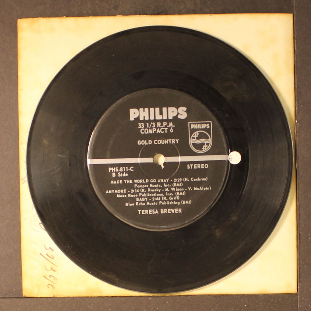 gold country by TERESA BREWER