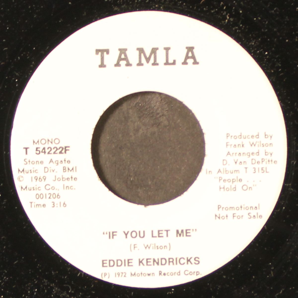 if you let me / mono by EDDIE KENDRICKS