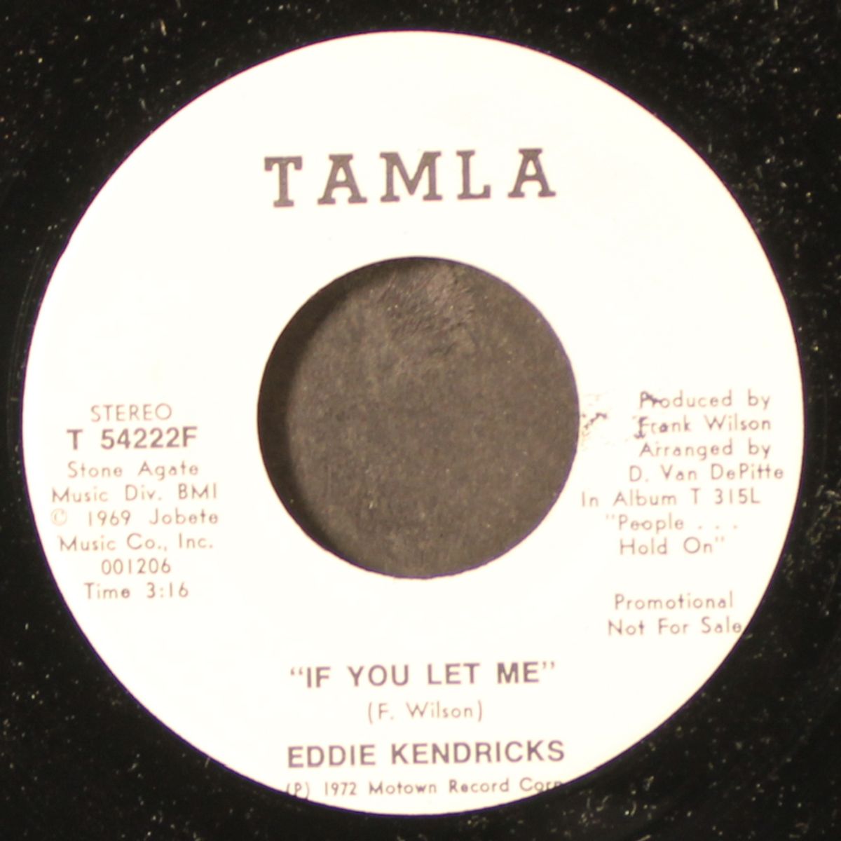 if you let me / mono by EDDIE KENDRICKS