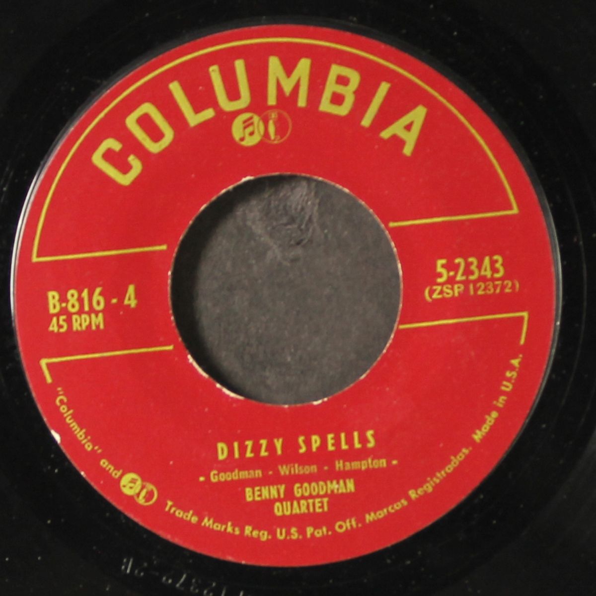 dizzy spells / +2 by BENNY GOODMAN