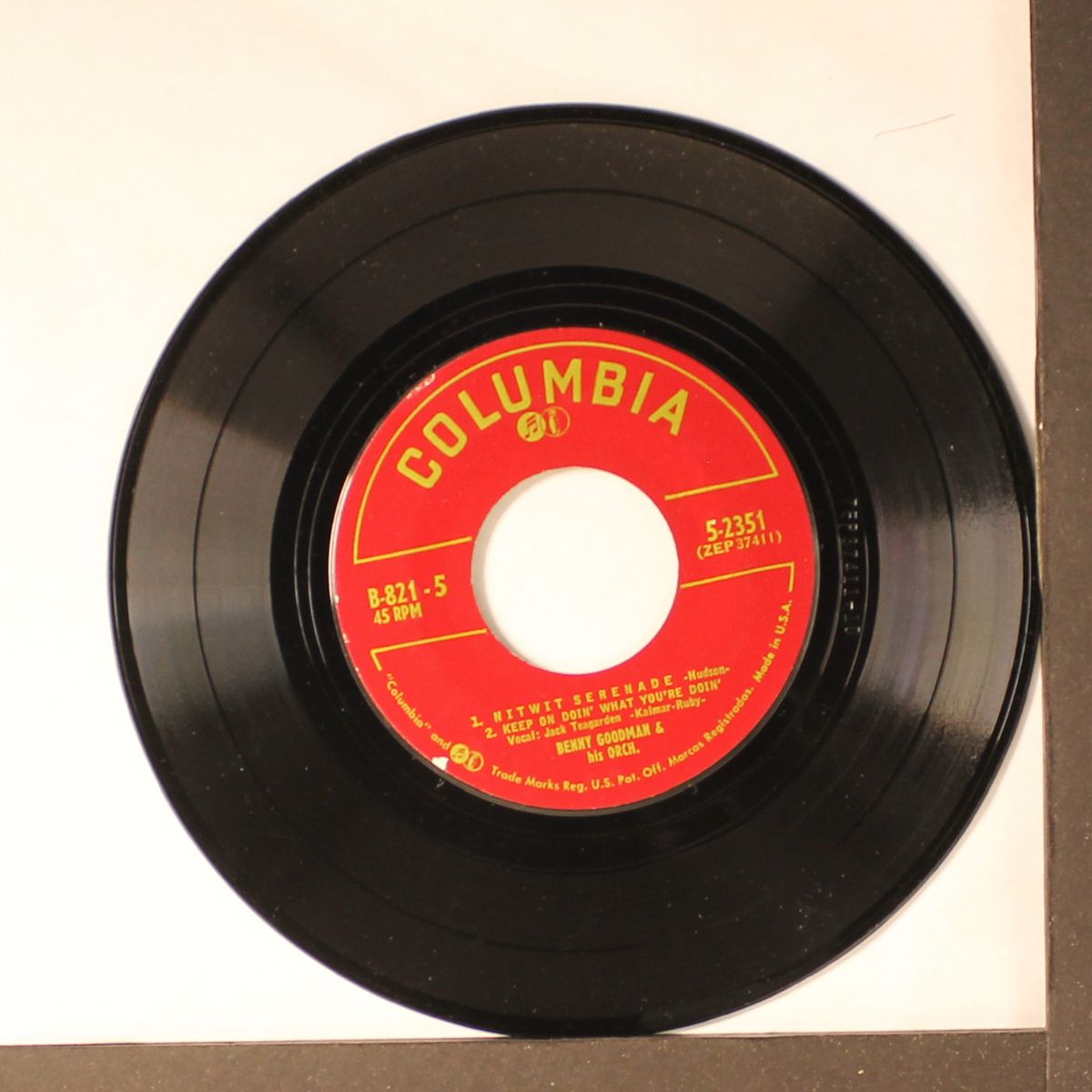 the vintage goodman by BENNY GOODMAN