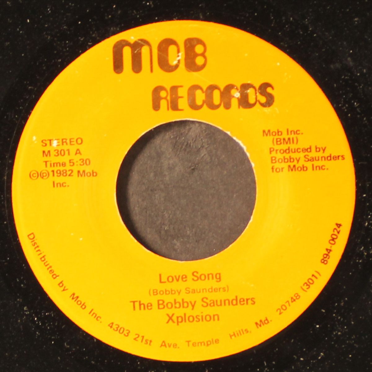 pump / love song by BOBBY SAUNDERS XPLOSION