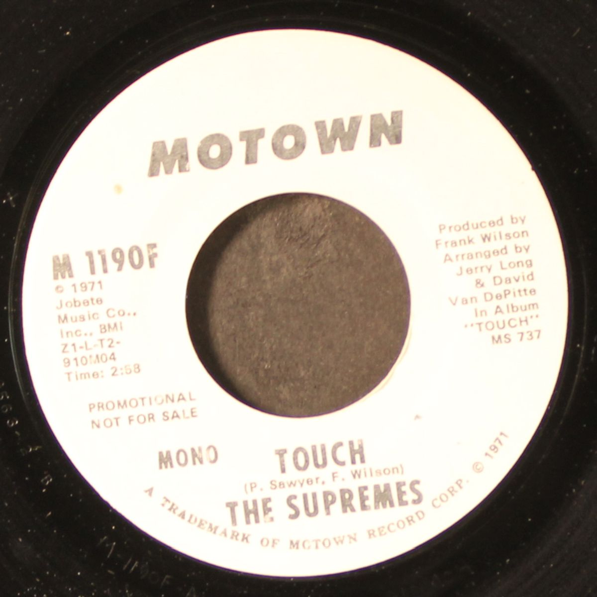 touch / mono by SUPREMES