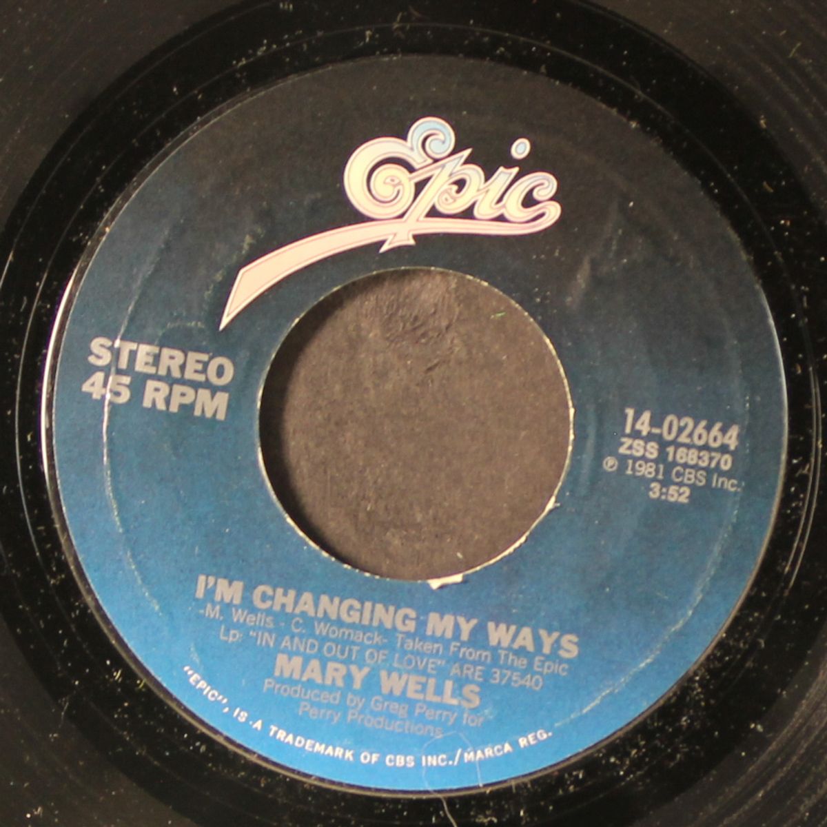 gigolo / i'm changing my ways by MARY WELLS