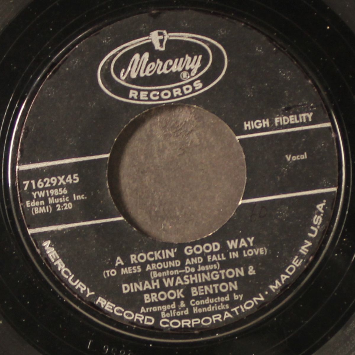 a rockin' good way / i believe by DINAH WASHINGTON & BROOK BENTON