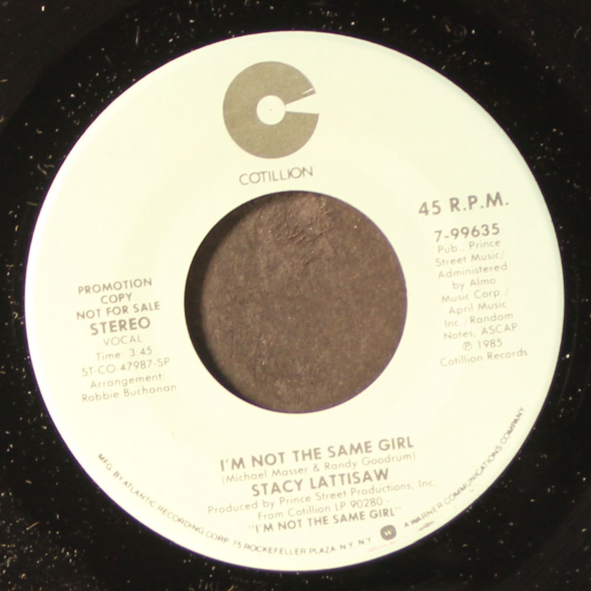 i'm not the same girl / same by STACY LATTISAW
