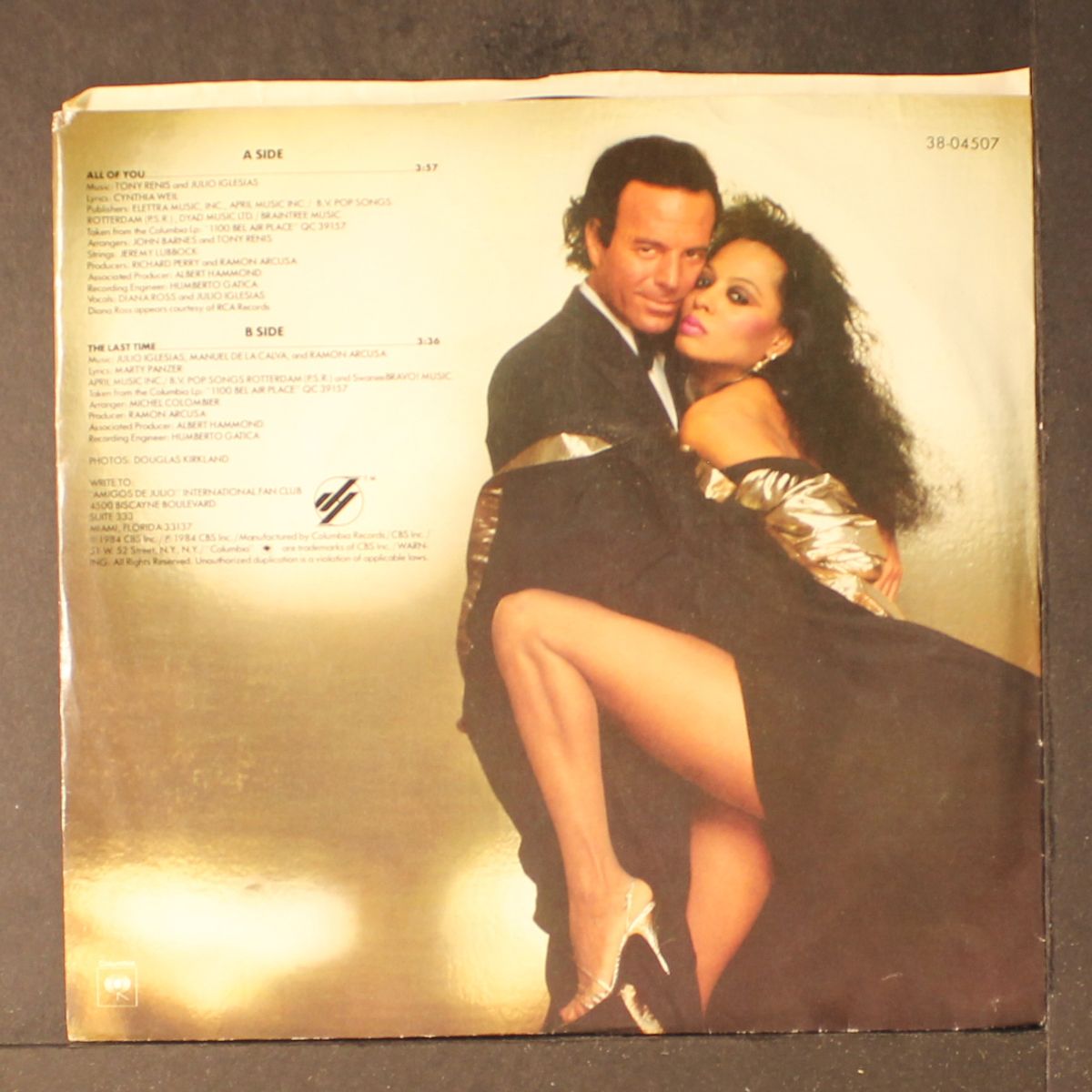 all of you / the last time by JULIO IGLESIAS & DIANA ROSS
