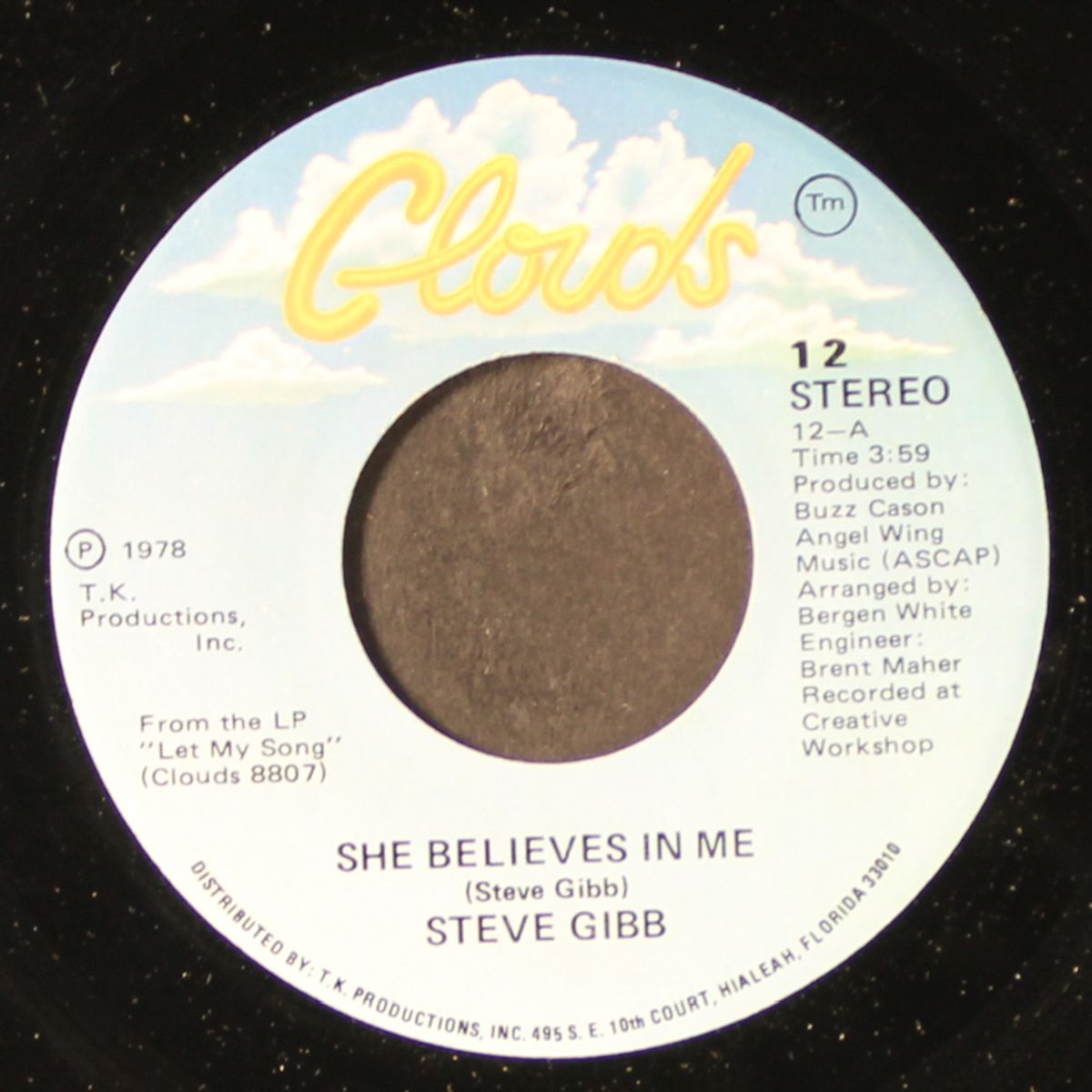 she believes in me by STEVE GIBB