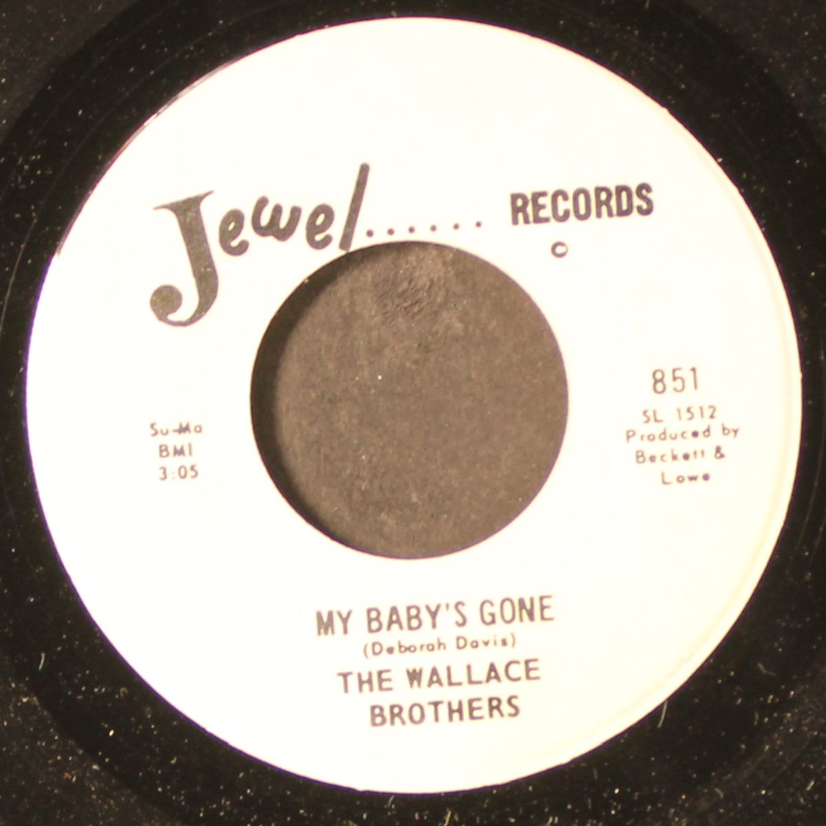 my baby's gone / i stayed away too long by WALLACE BROTHERS