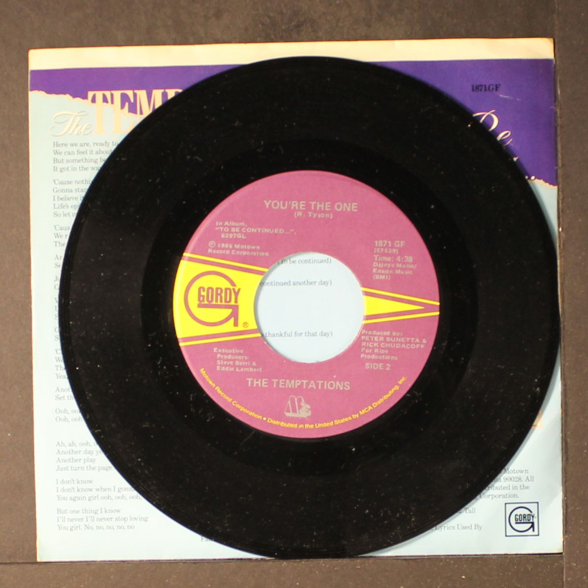 to be continued... / same by TEMPTATIONS