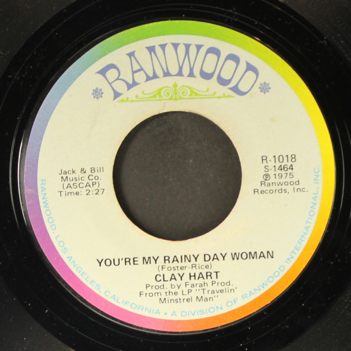 sing me a love song / you're my rainy day woman by CLAY HART