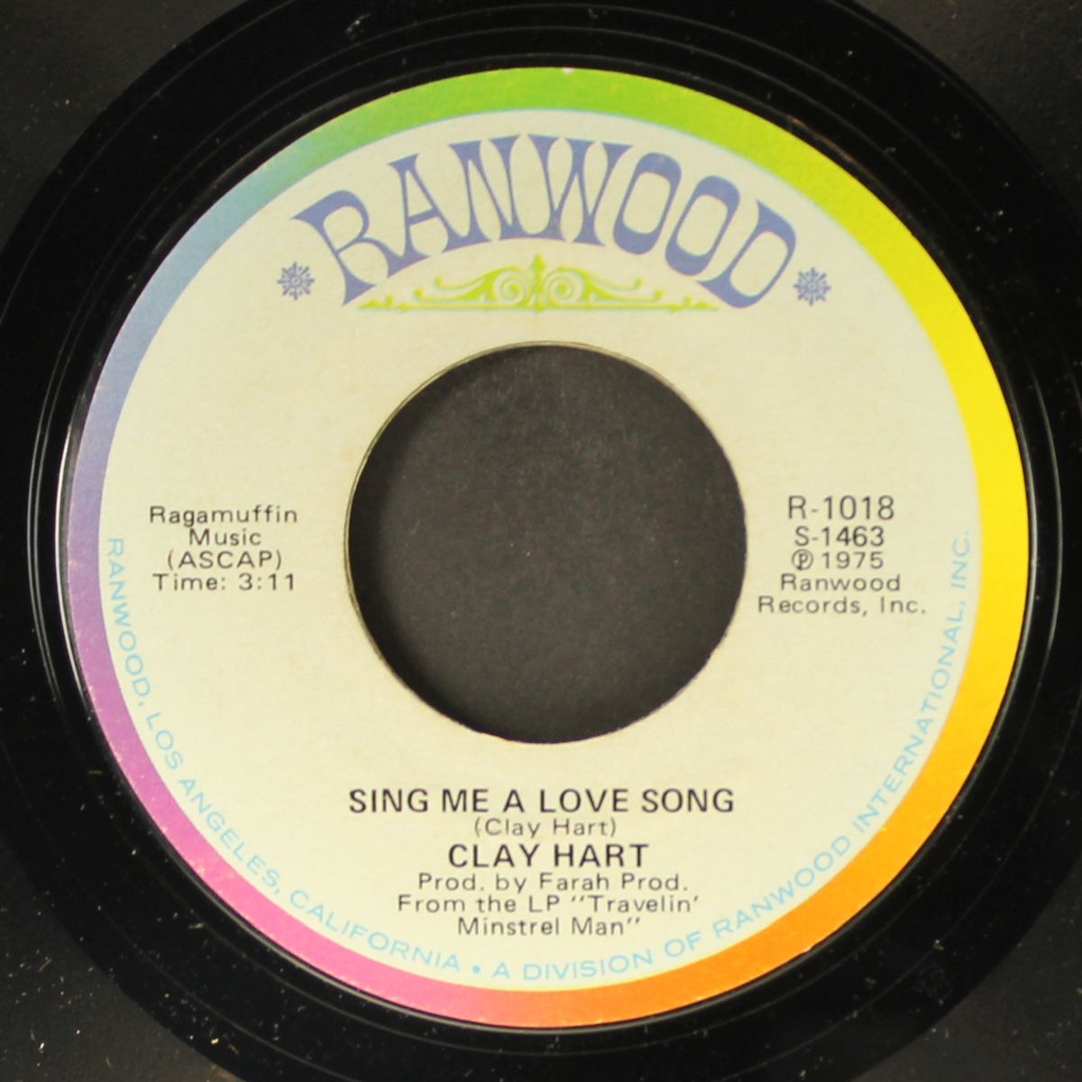 sing me a love song / you're my rainy day woman by CLAY HART