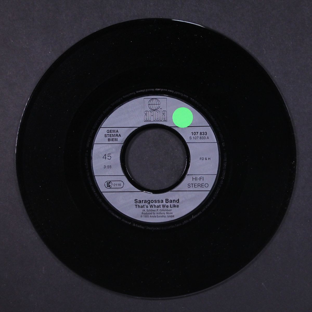 that's what we like / have a good time by SARAGOSSA BAND