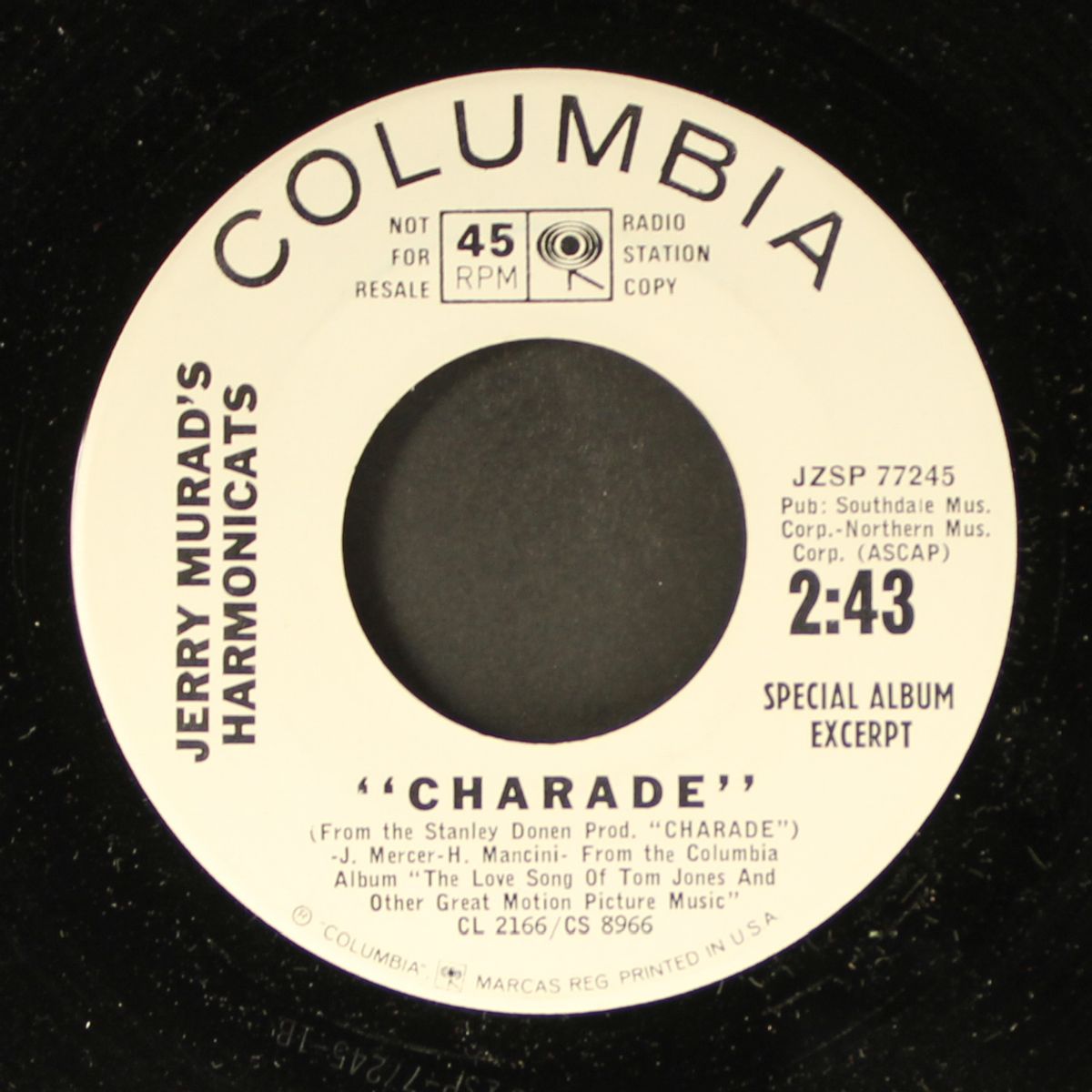 the pink panther theme / charade by JERRY MURAD'S HARMONICATS