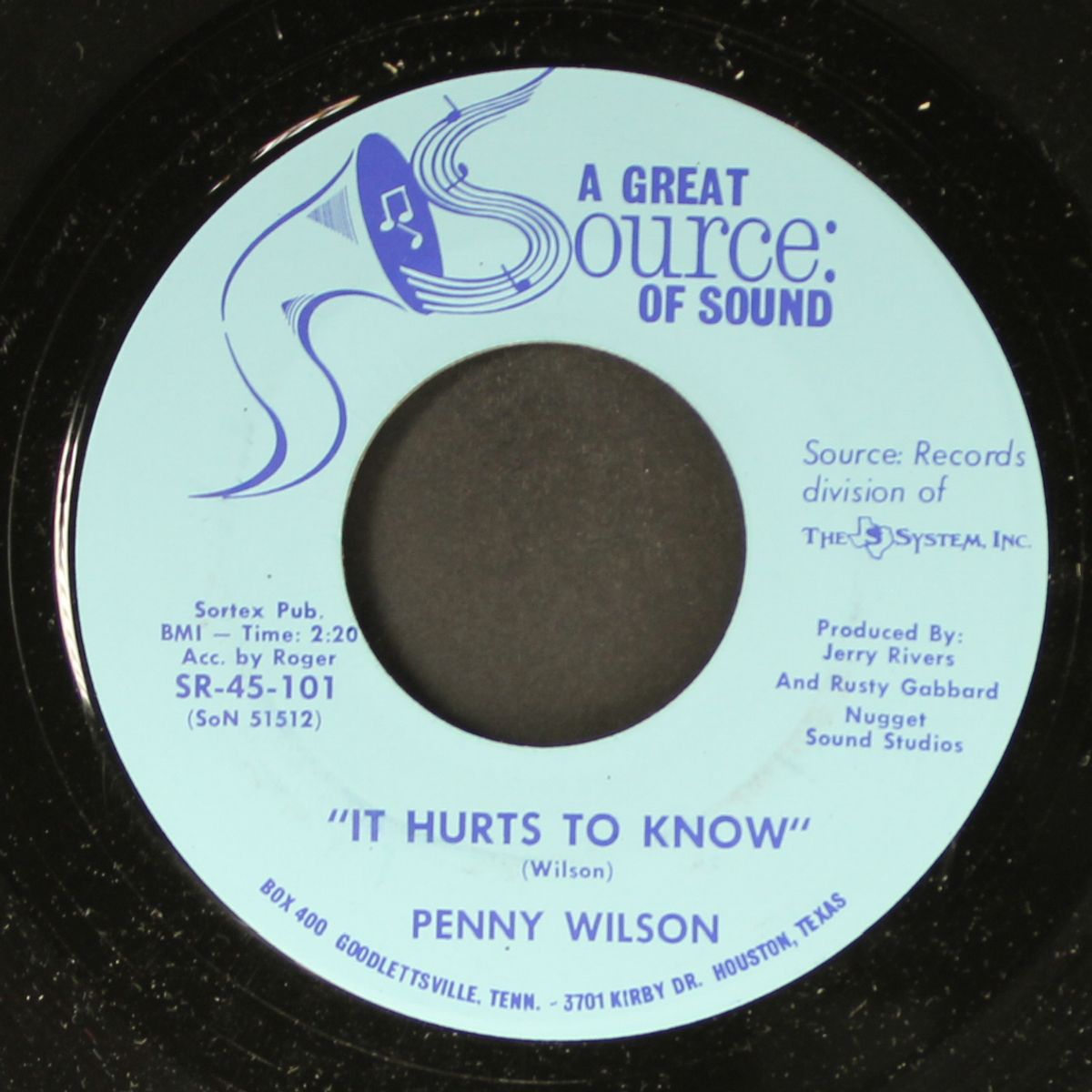 there'll never be a bigger fool / it hurts to know by PENNY WILSON