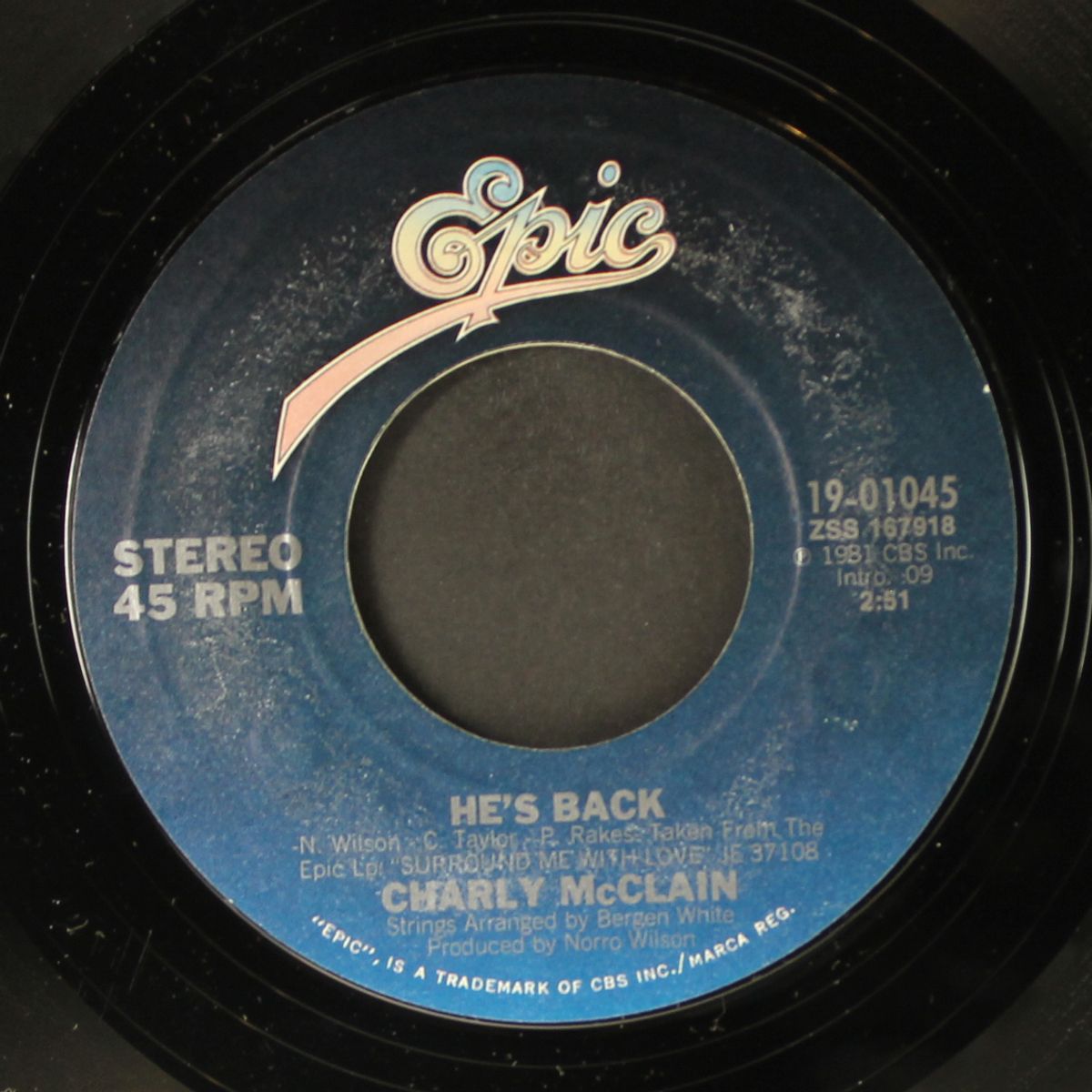 surround me with love / he's back by CHARLY MCCLAIN