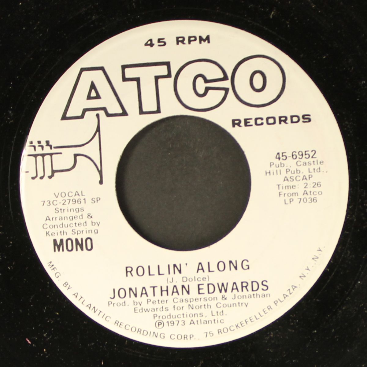 rollin' along / mono by JONATHAN EDWARDS