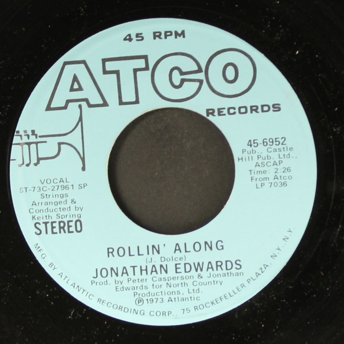 rollin' along / mono by JONATHAN EDWARDS