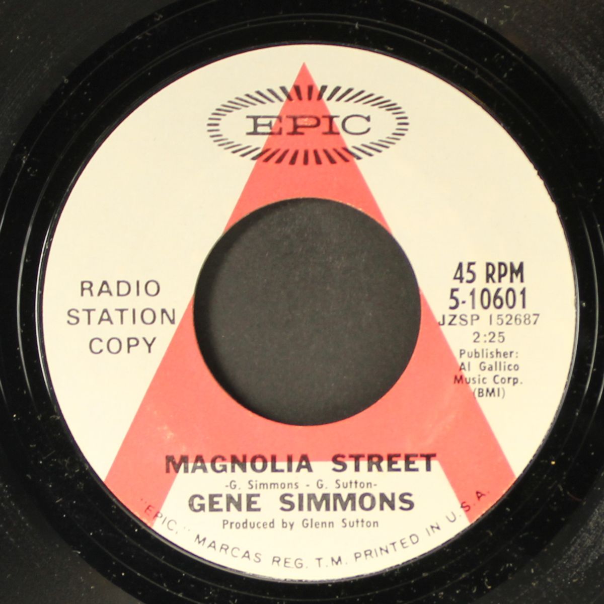 magnolia street / she's there when i come home by GENE SIMMONS