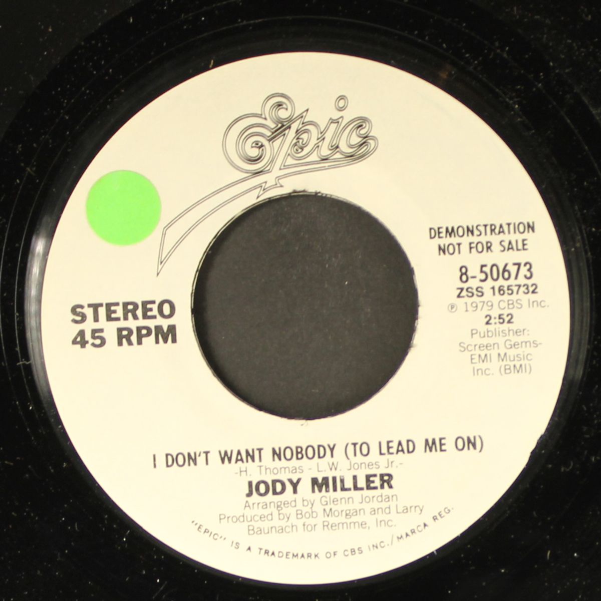i don't want nobody / mono by JODY MILLER