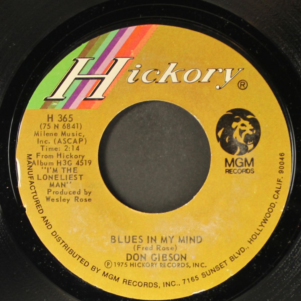 blues in my mind / you've got to stop hurting me darling by DON GIBSON