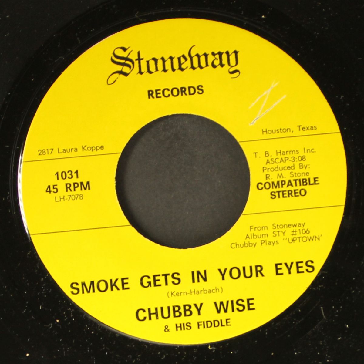 st. louis blues / smoke gets in your eyes by CHUBBY WISE