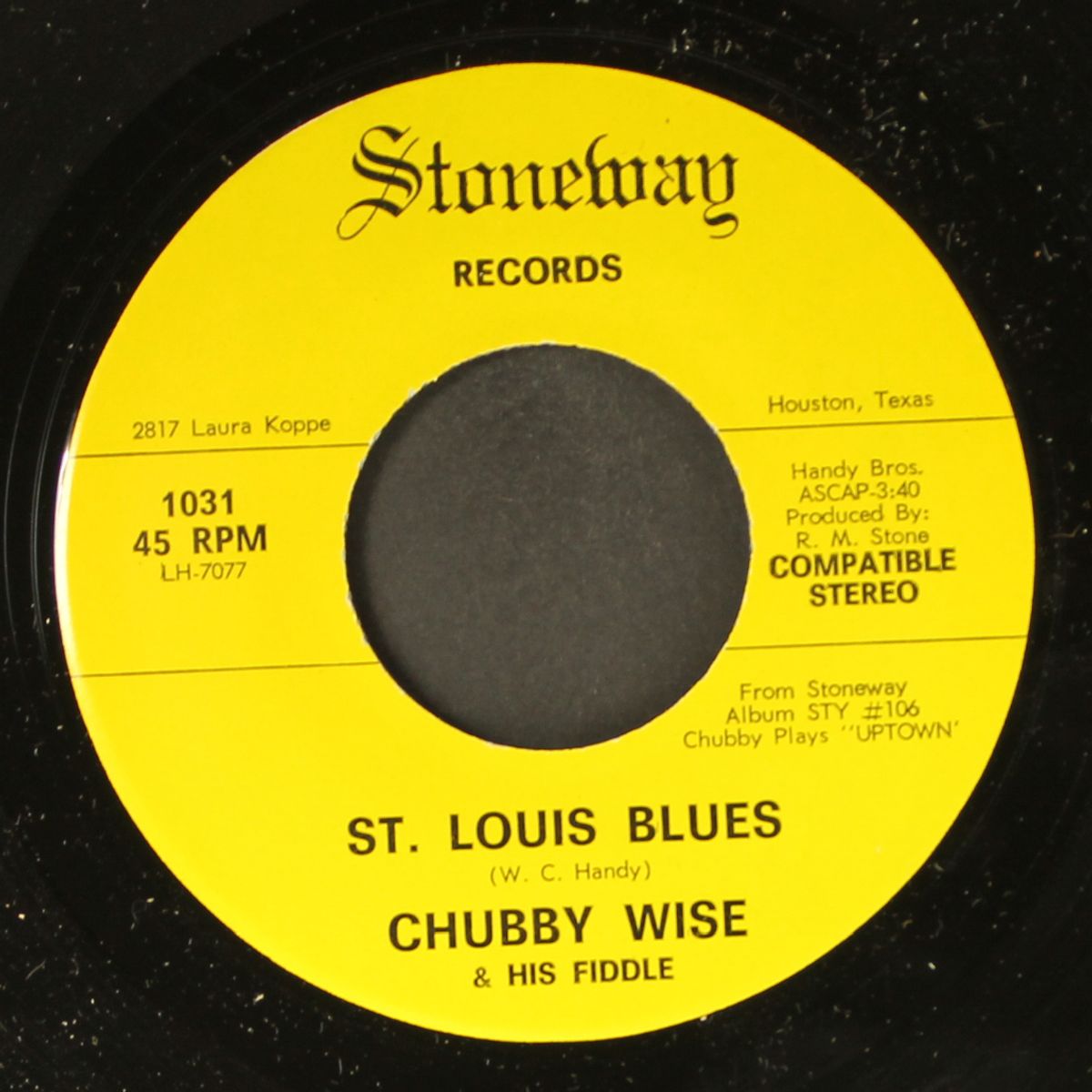 st. louis blues / smoke gets in your eyes by CHUBBY WISE