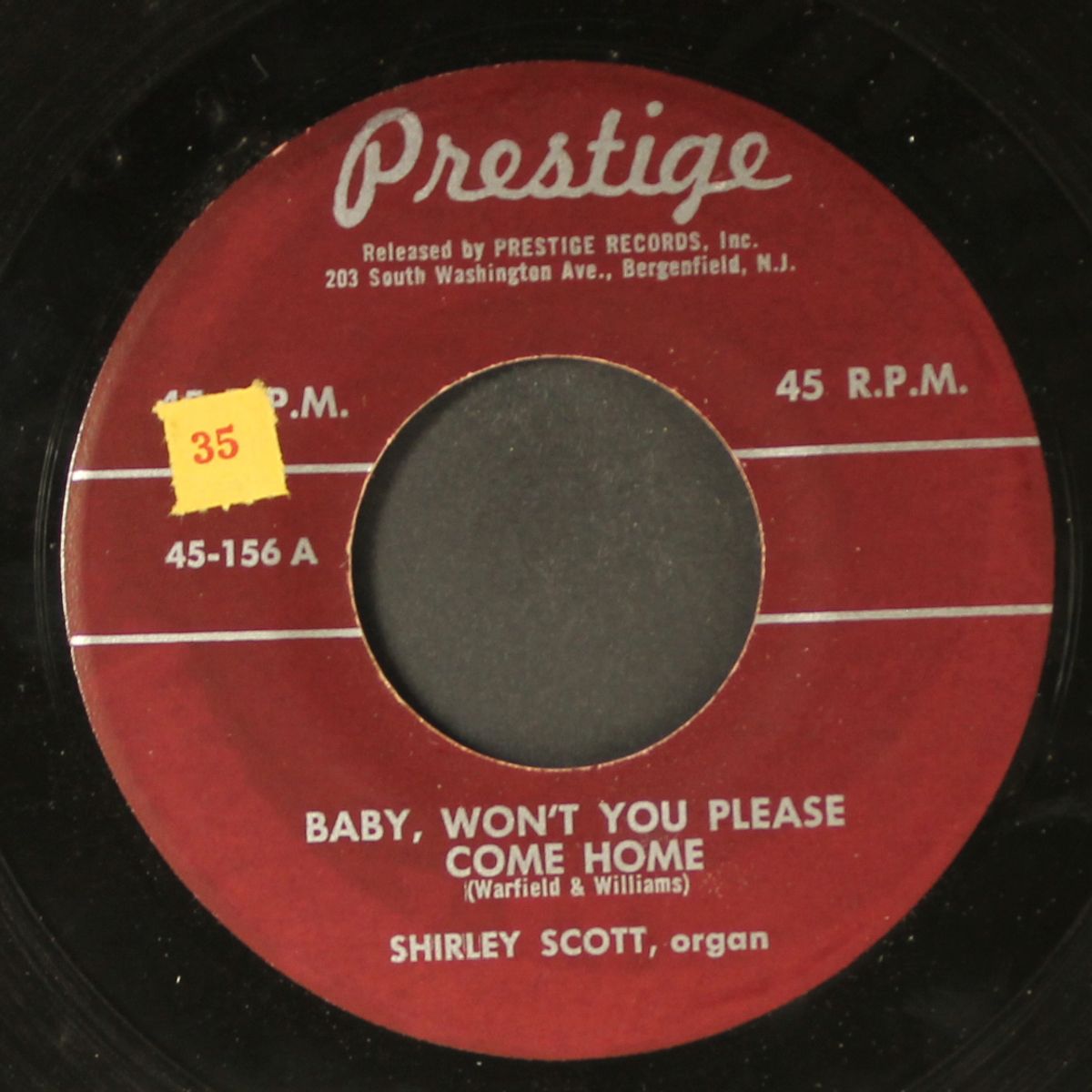 baby, won't you please come home / indiana by SHIRLEY SCOTT