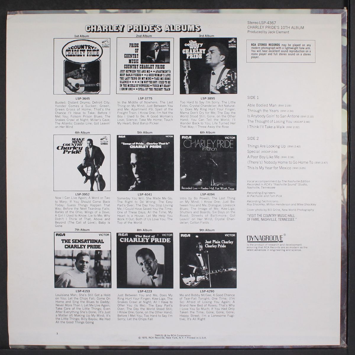 10th album by CHARLEY PRIDE