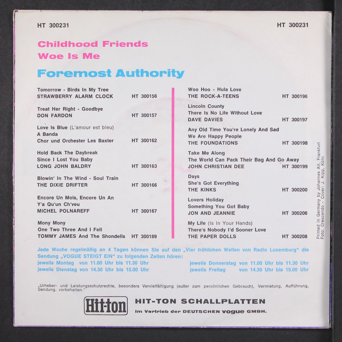 childhood friends / woe is me by FOREMOST AUTHORITY