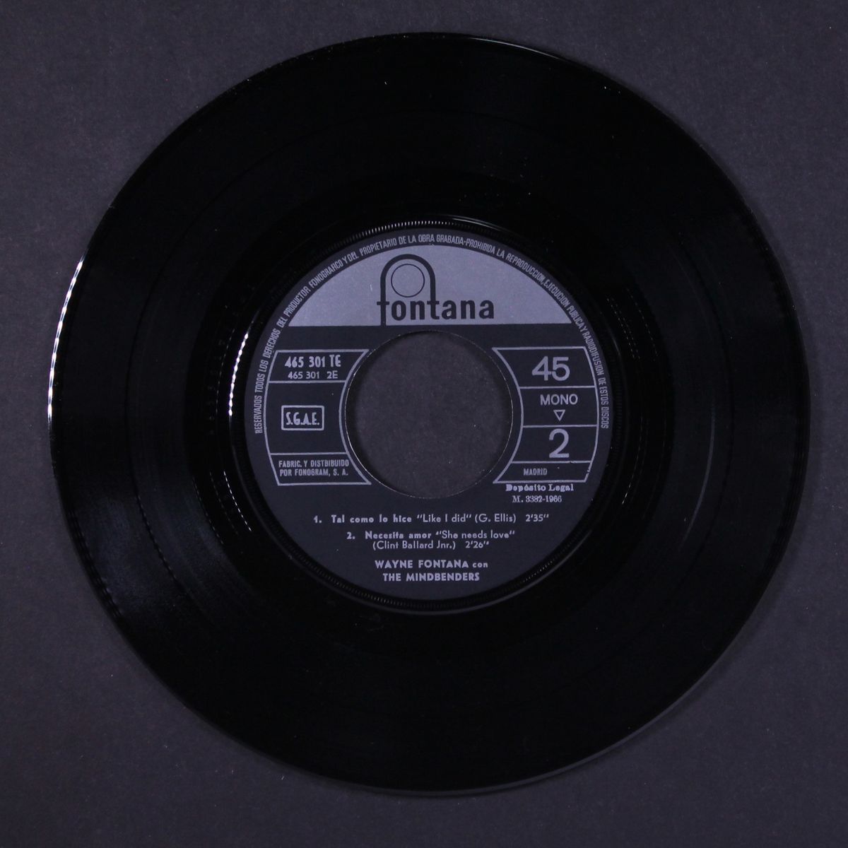 tu me hiciste lo que soy hoy dia (you made me what i am today +3) by WAYNE FONTANA