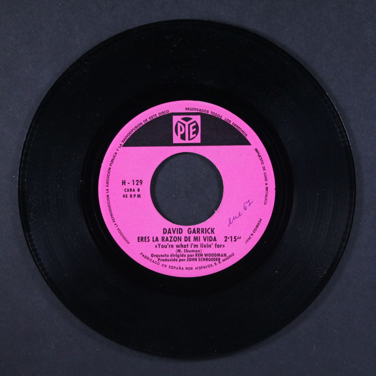 dear mrs. applebee / you're what i'm livin' for by DAVID GARRICK