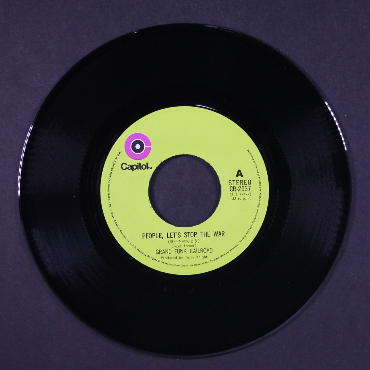 people, let's stop the war / save the land by GRAND FUNK RAILROAD