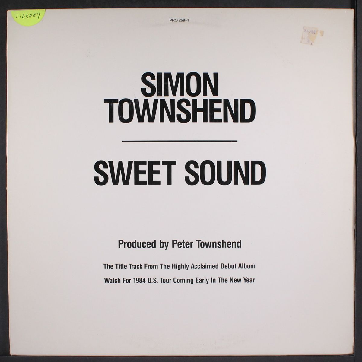 sweet sound by SIMON TOWNSHEND