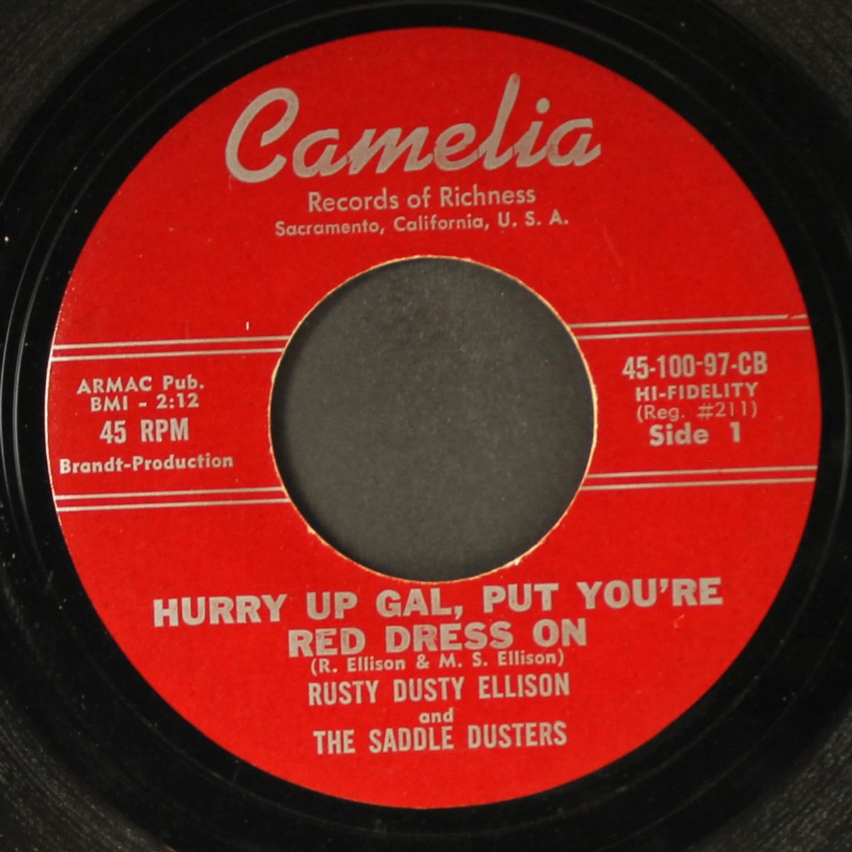 can't remember anymore / hurry up gal, put your red dress on by RUSTY DUSTY ELLISON