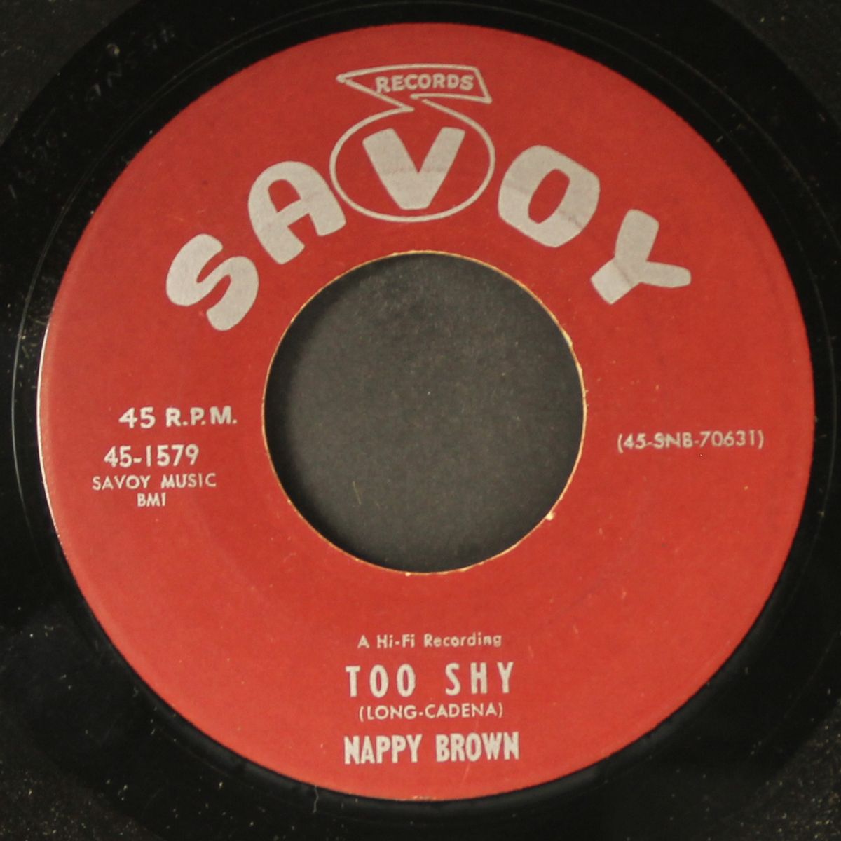 too shy / give me your love by NAPPY BROWN