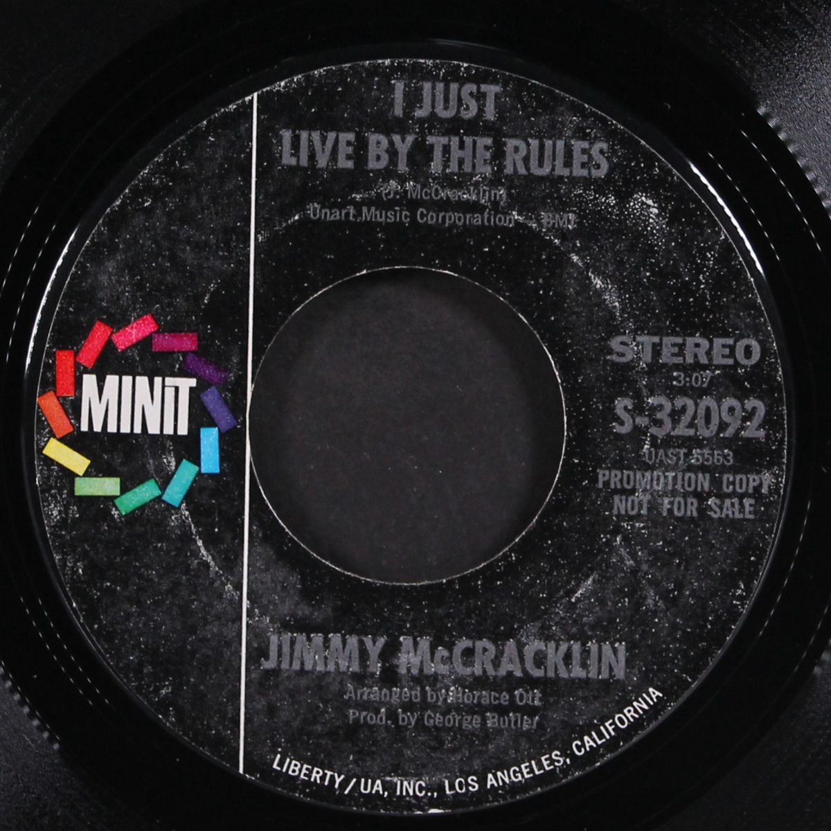 stick to my kind / i just live by the rules by JIMMY MCCRACKLIN