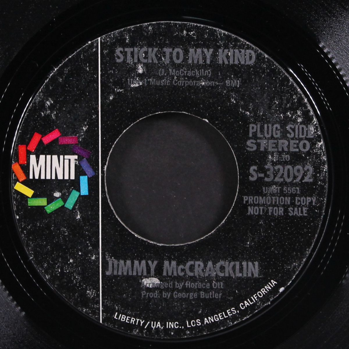 stick to my kind / i just live by the rules by JIMMY MCCRACKLIN