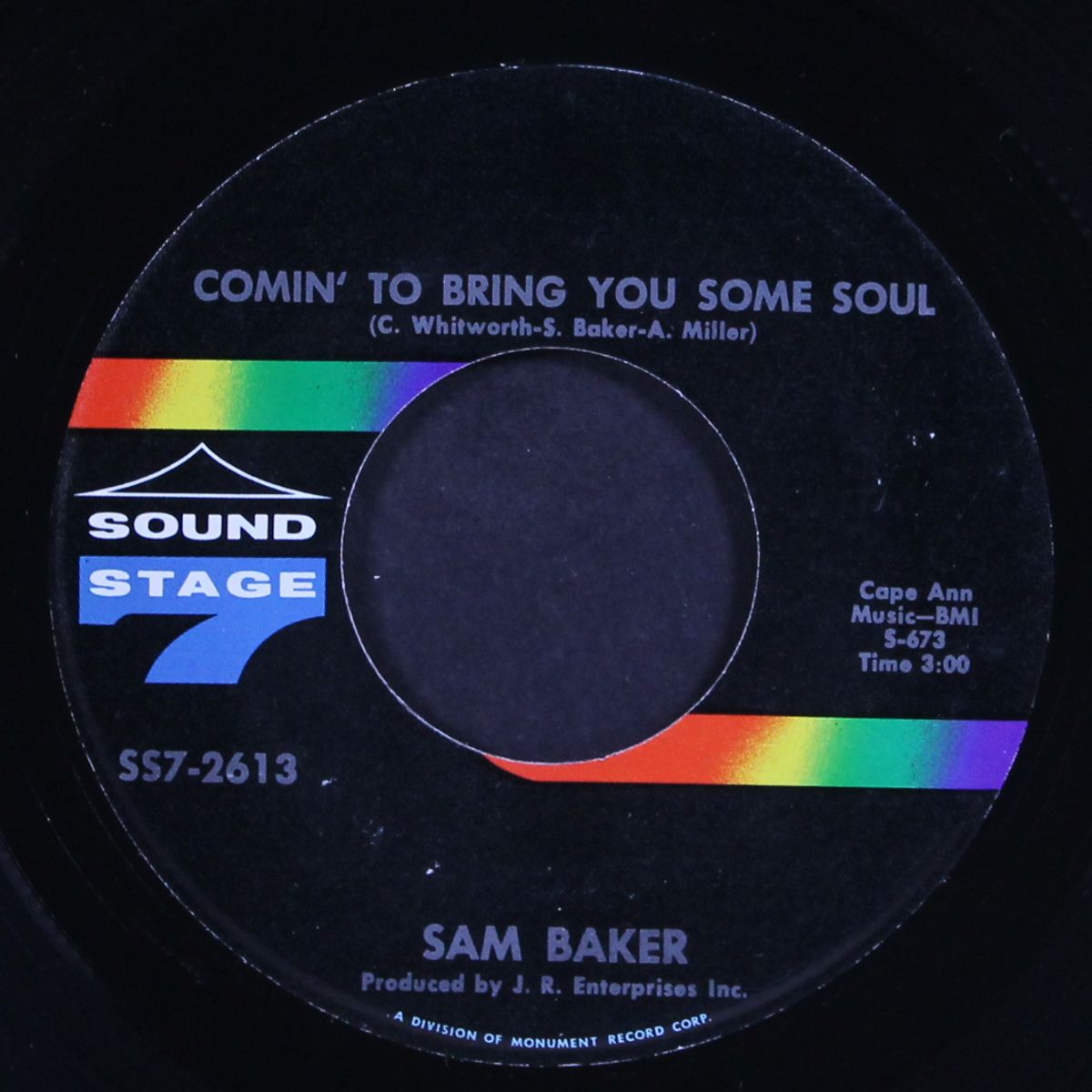 i can't break away / comin' to bring you some soul by SAM BAKER