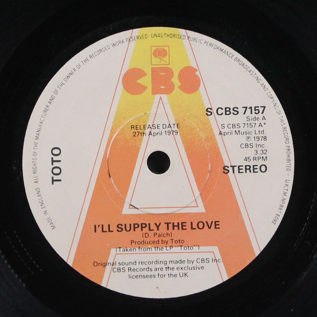 i'll supply the love / you are the flower by TOTO