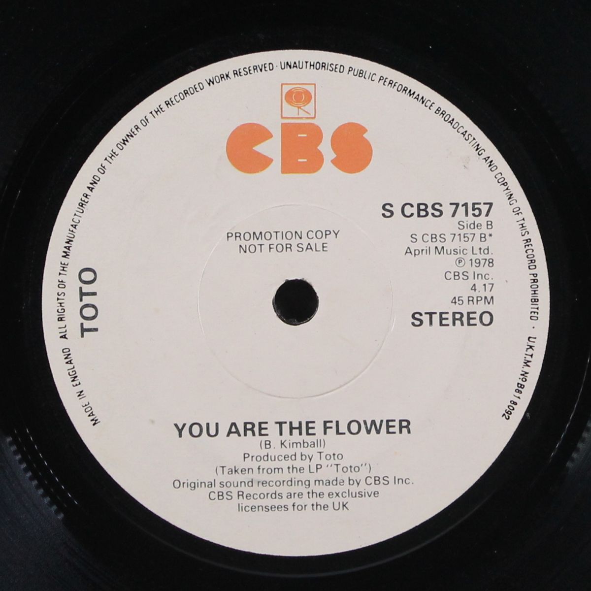 i'll supply the love / you are the flower by TOTO