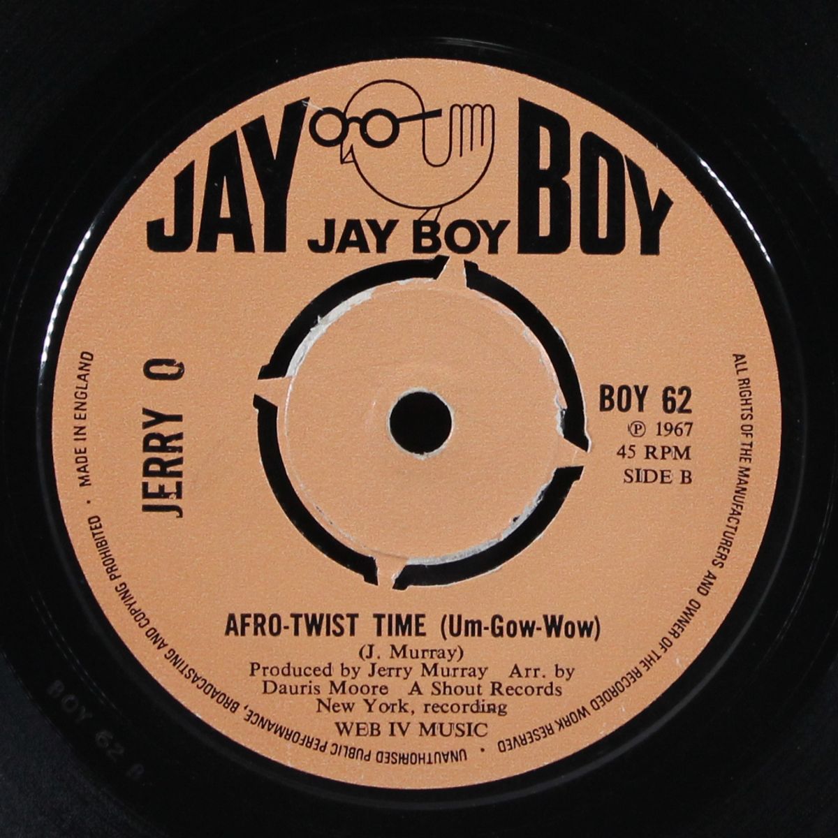 dance what cha wanna / afro twist time by JERRY O