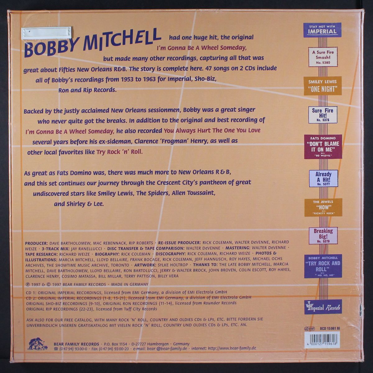 i'm gonna be a wheel someday by BOBBY MITCHELL & TOPPERS