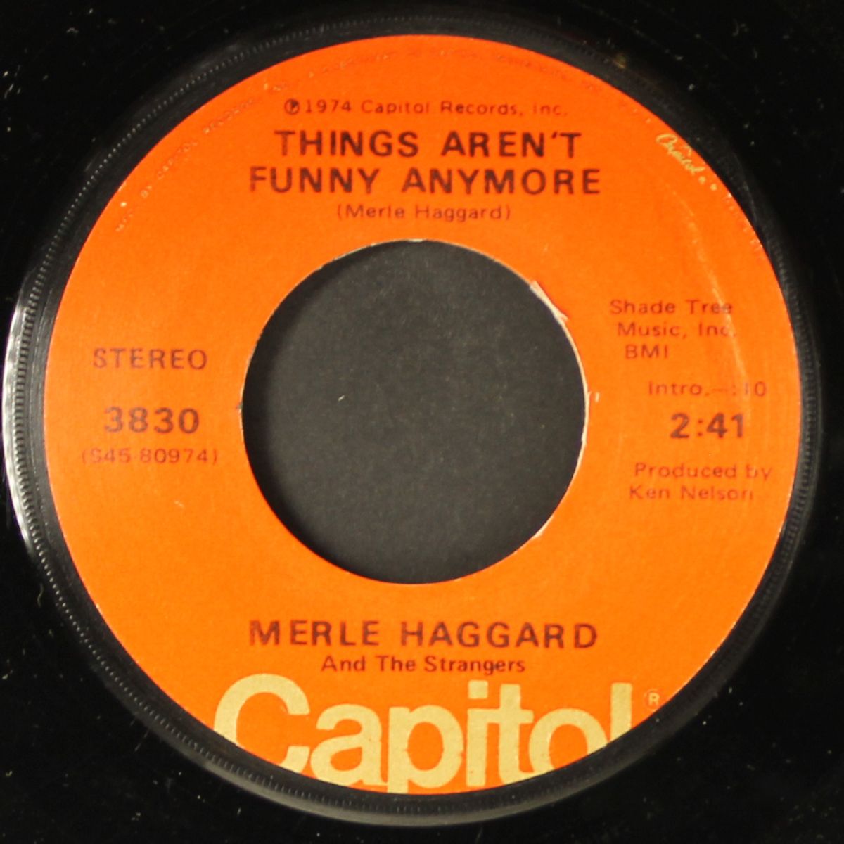 things aren't funny anymore / honky tonk night time man by MERLE HAGGARD
