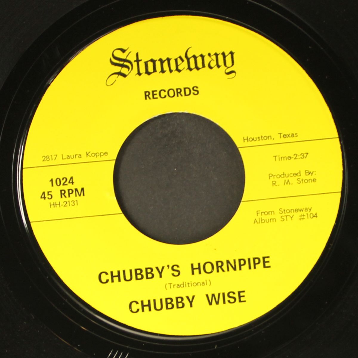 maiden's prayer / chubby's hornpipe by CHUBBY WISE